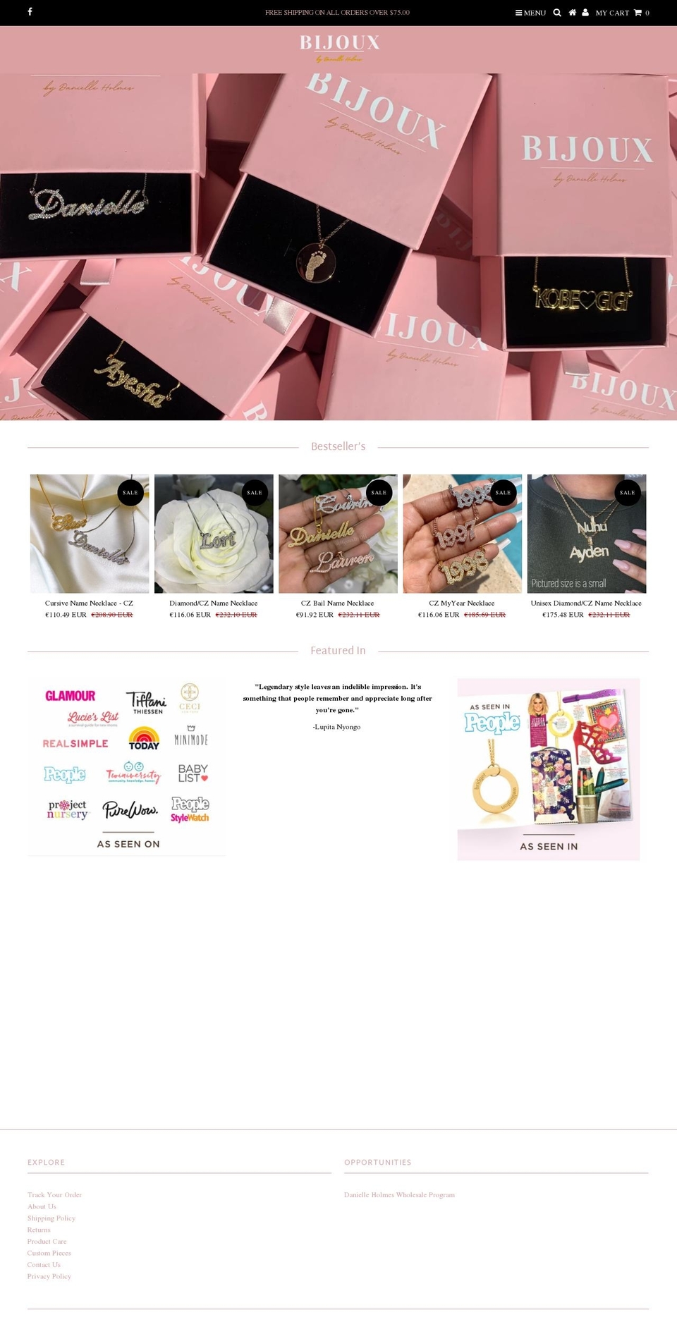 Copy of Testament Shopify theme site example bijouxbydh.com