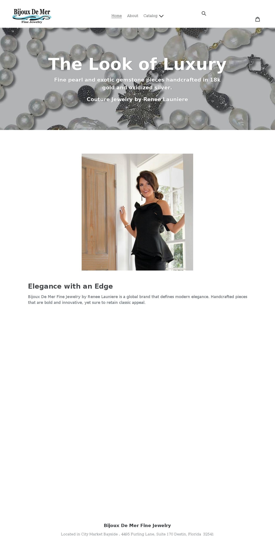 bijouxdemer.com shopify website screenshot