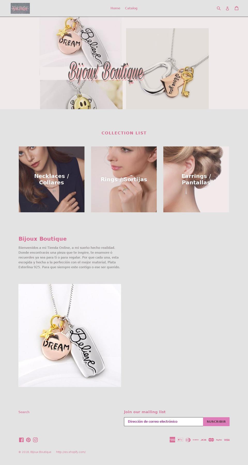 bijouxpr.com — Shopify storefront screenshot
