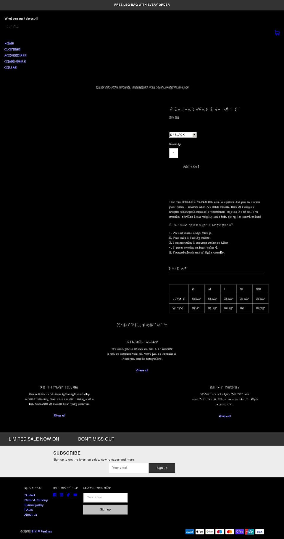 bik-r.com shopify website screenshot