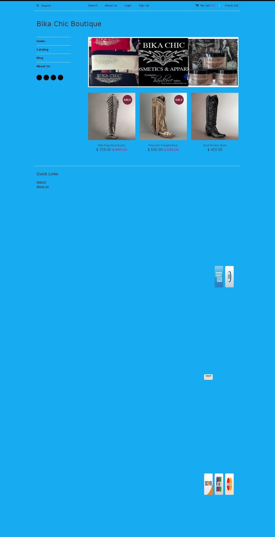 bikachic.com shopify website screenshot