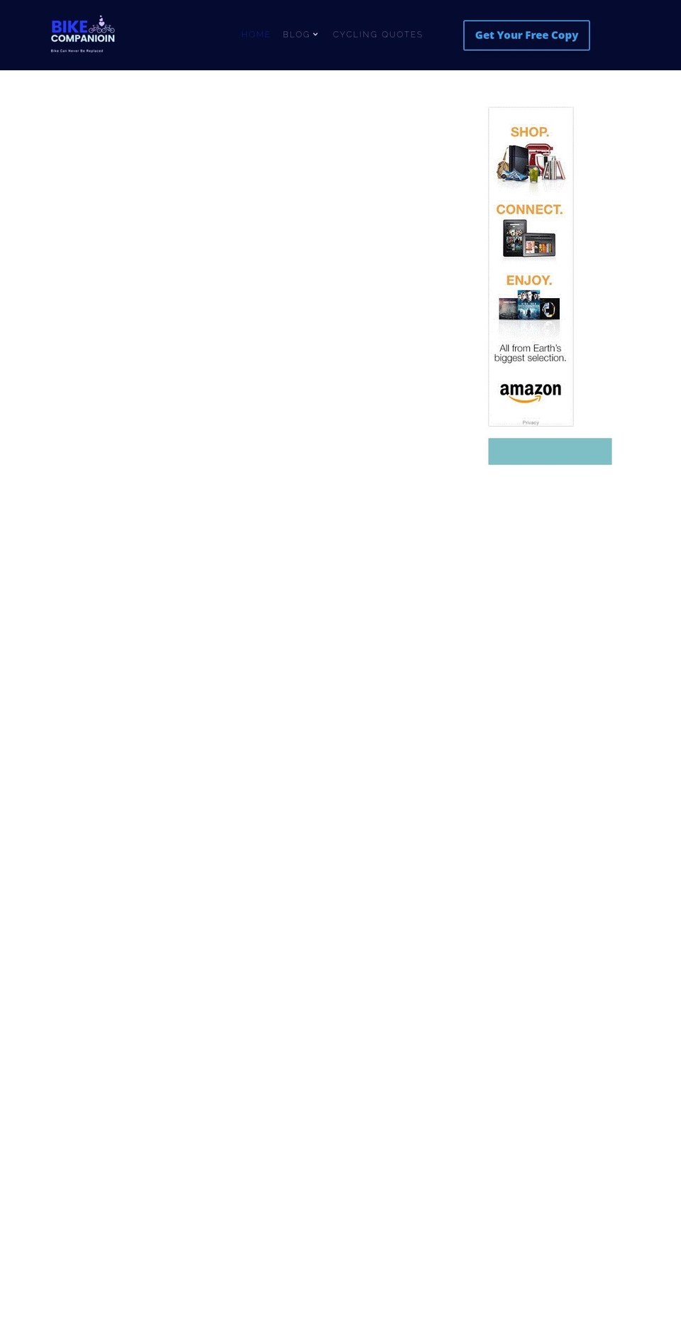 bike-companion.com — Shopify storefront screenshot