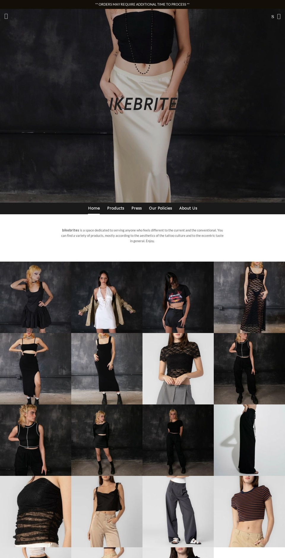 bikebrites.com shopify website screenshot