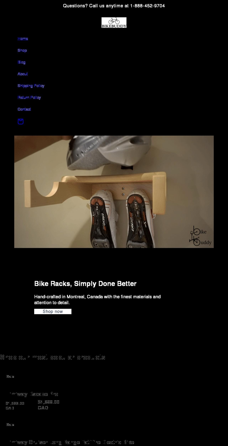 bikebuddystore.com shopify website screenshot