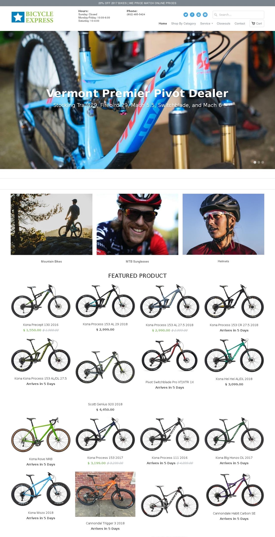 bikeexpress.bike shopify website screenshot