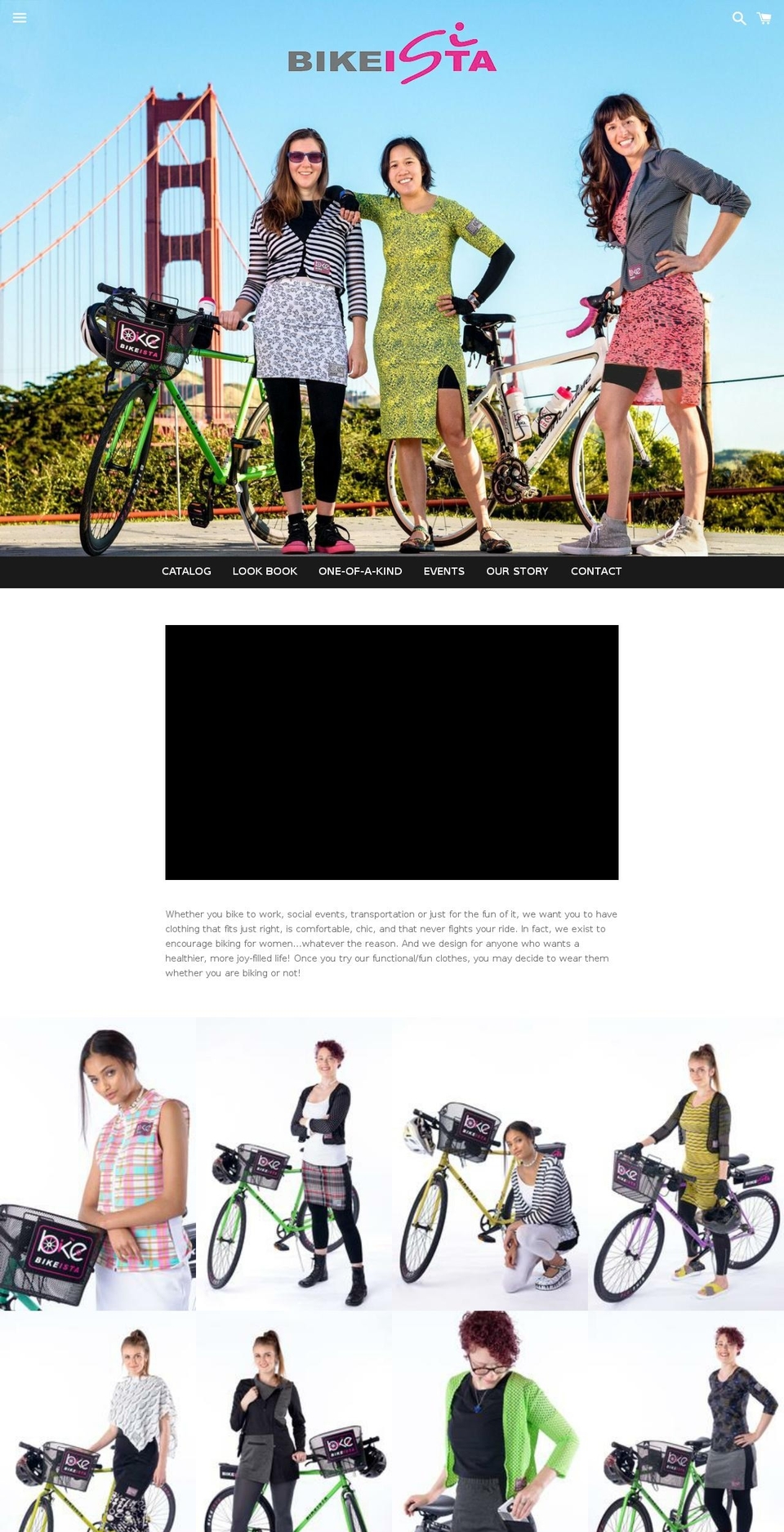bikeista.com — Shopify storefront screenshot