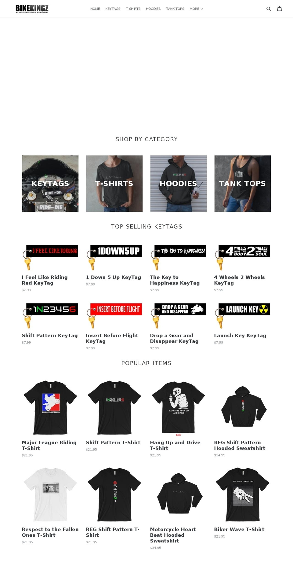 bikekingz.com shopify website screenshot