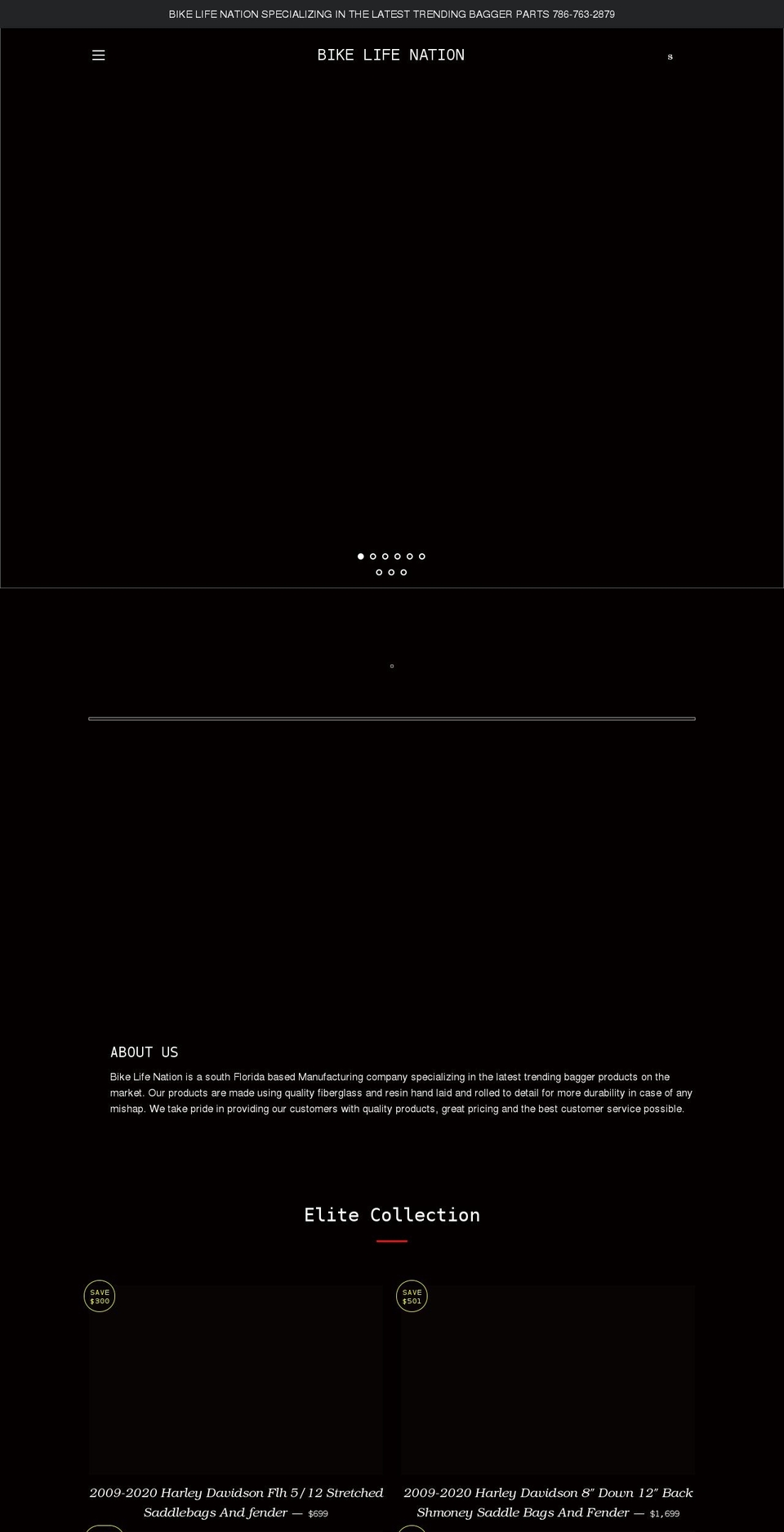 bikelifenation.net shopify website screenshot