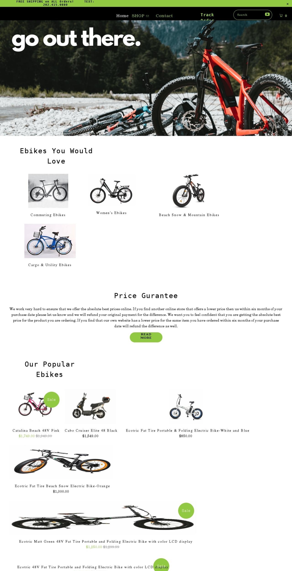 bikemerica.com shopify website screenshot
