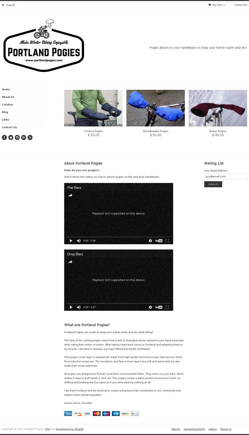 bikemitts.com shopify website screenshot
