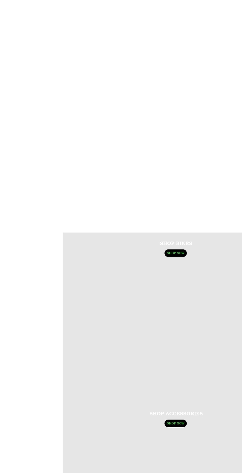 bikepartsweston.co.uk shopify website screenshot