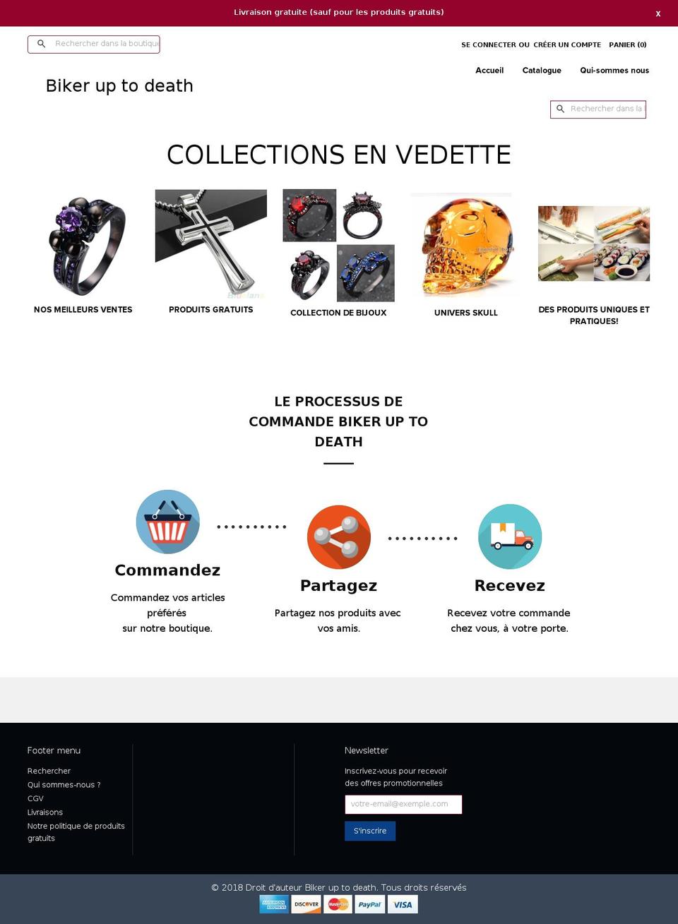 template-shopiflight-0911-1 Shopify theme site example bikeruptodeath.com