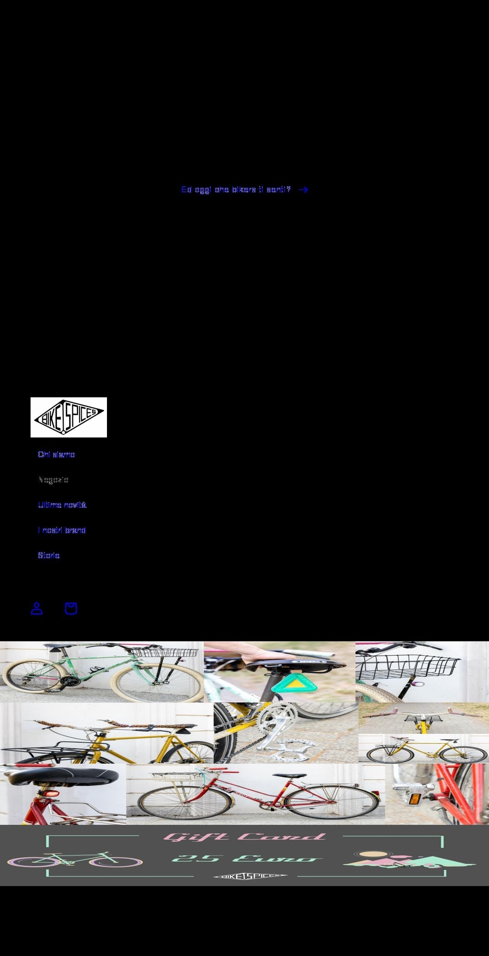 bikespices.com — Shopify storefront screenshot