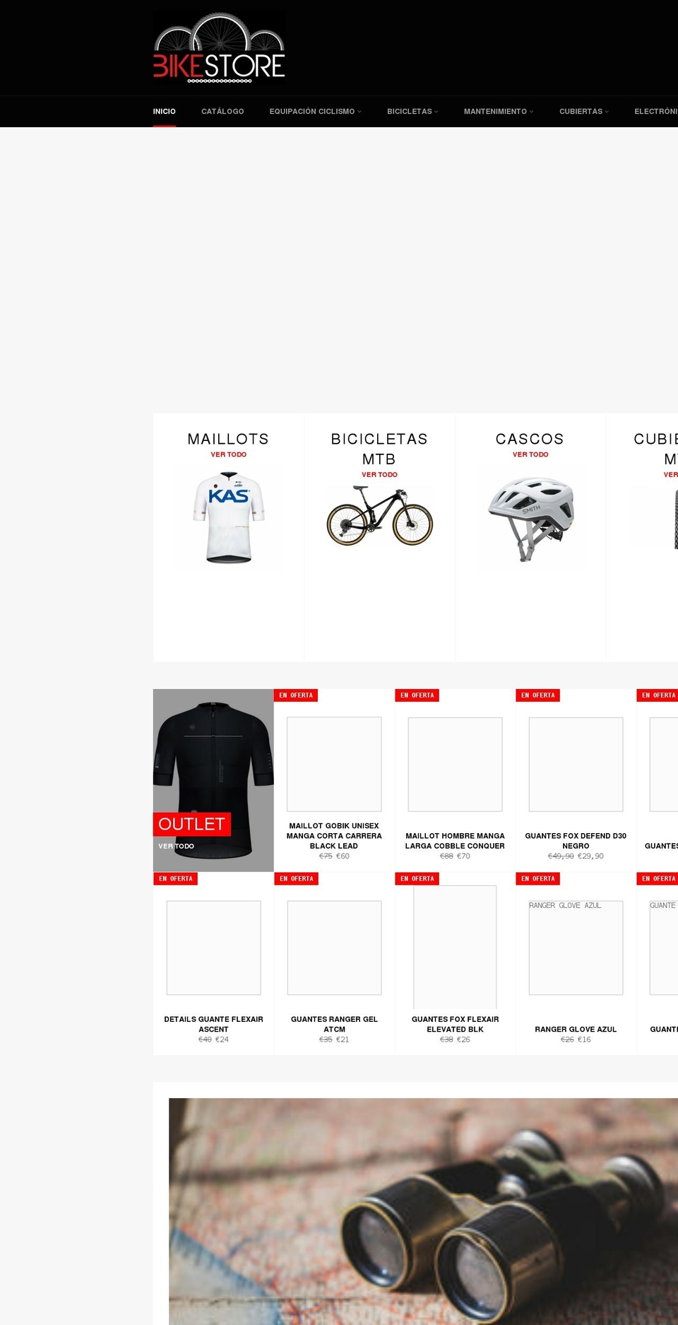 bikestore-nerja.myshopify.com shopify website screenshot