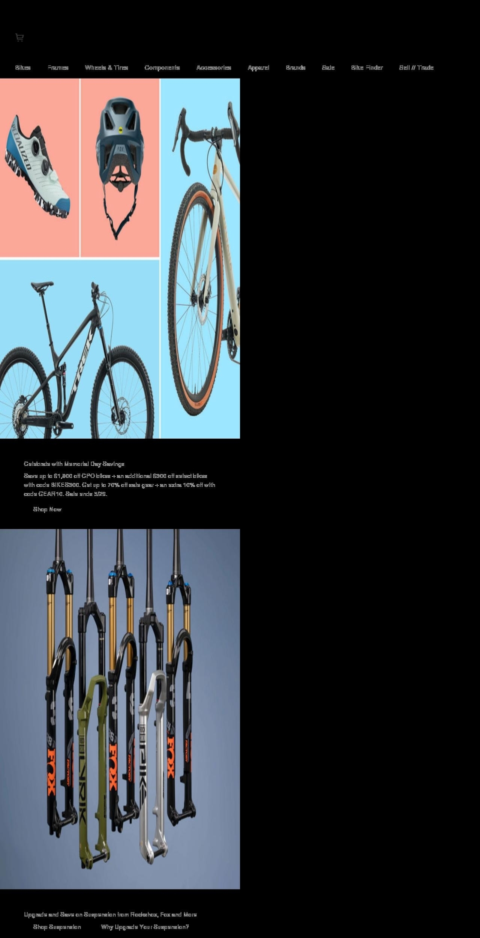 TPC - 2018 Shopify theme site example biketradein.com