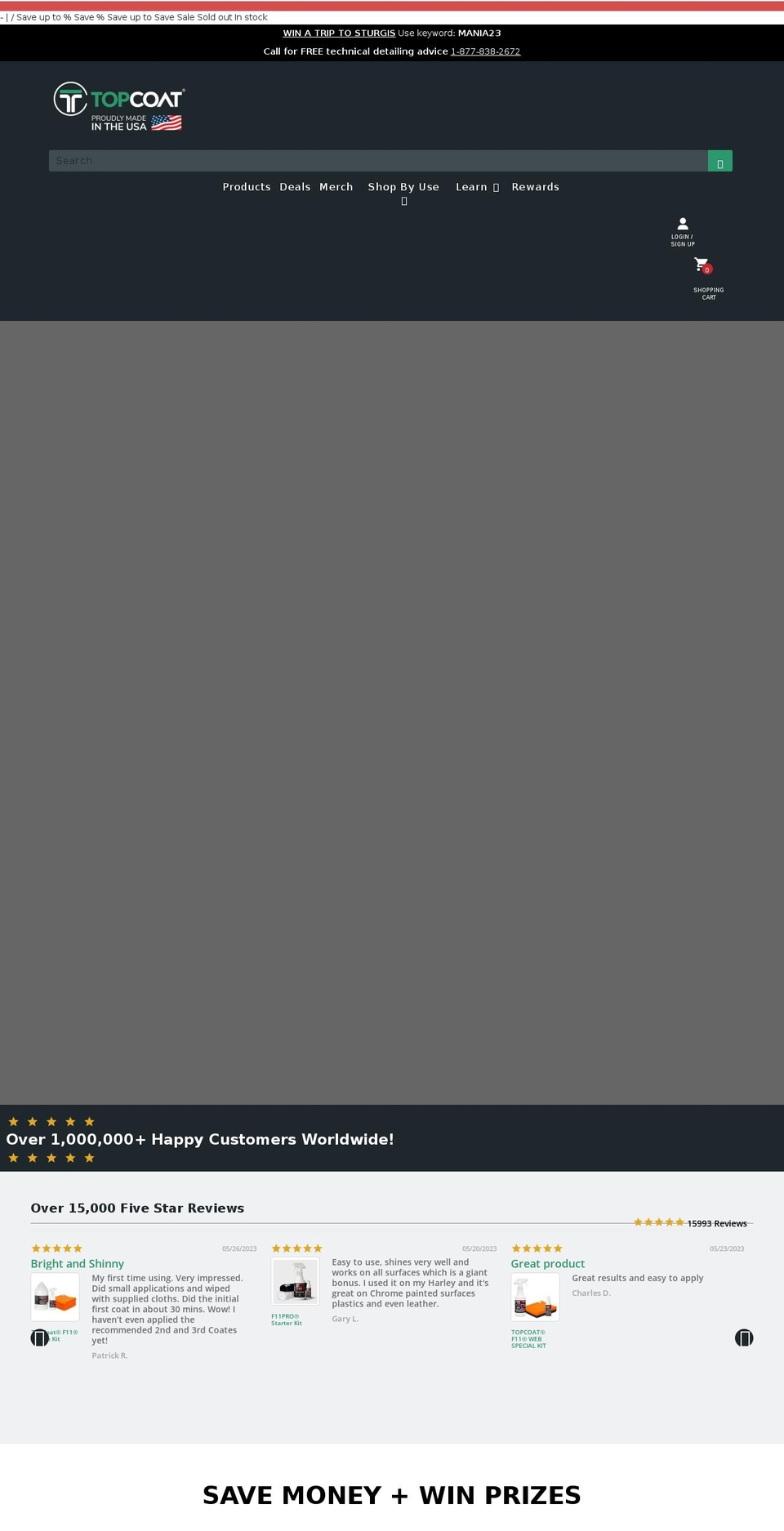 TopCoat 2.2 (Stamped Reviews) Shopify theme site example bikeweekf11.com