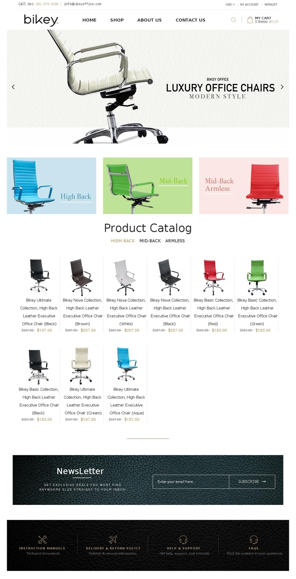 xanadu-home1 Shopify theme site example bikeyoffice.com