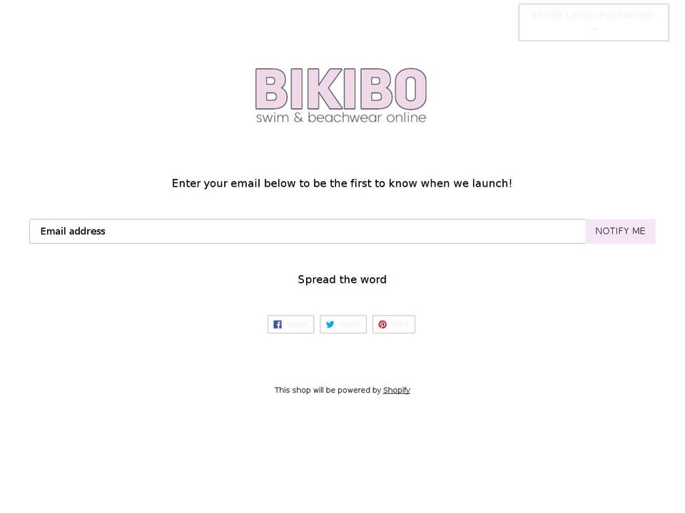 bikibo.com — Shopify storefront screenshot