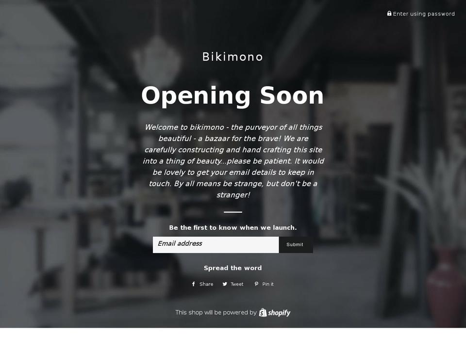 bikimono.com — Shopify storefront screenshot