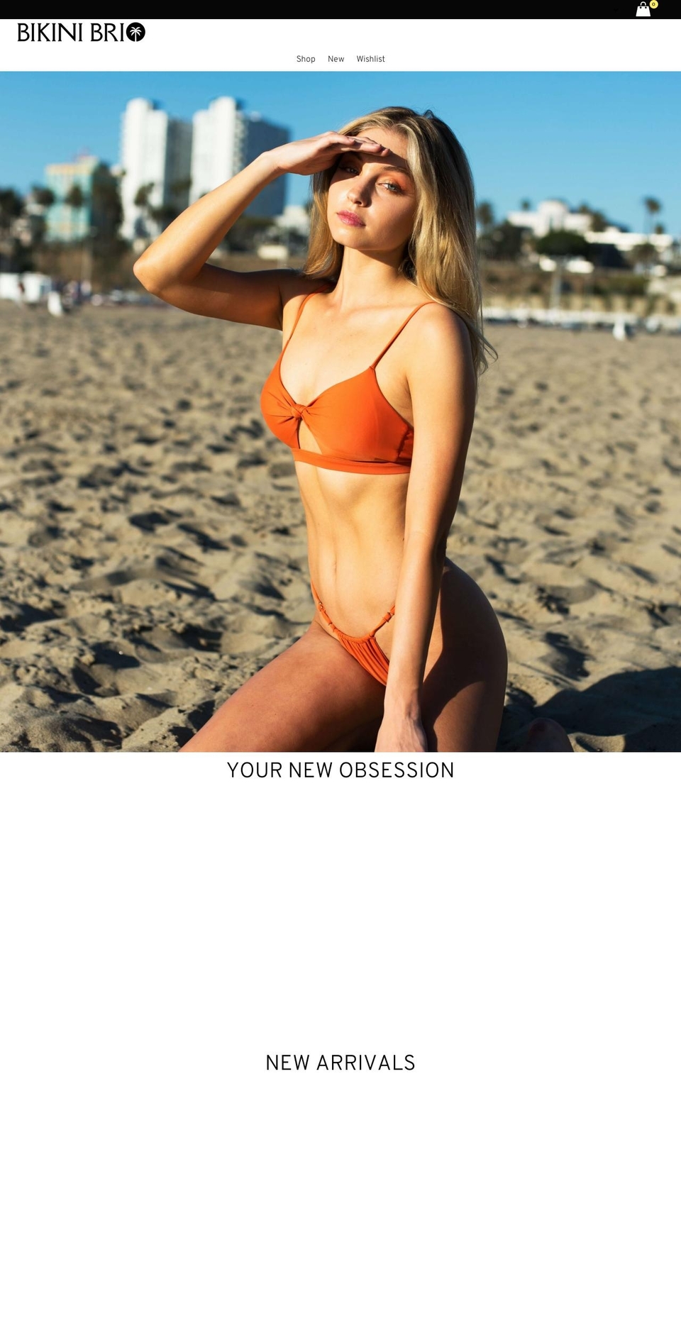 bikinibrio.com shopify website screenshot