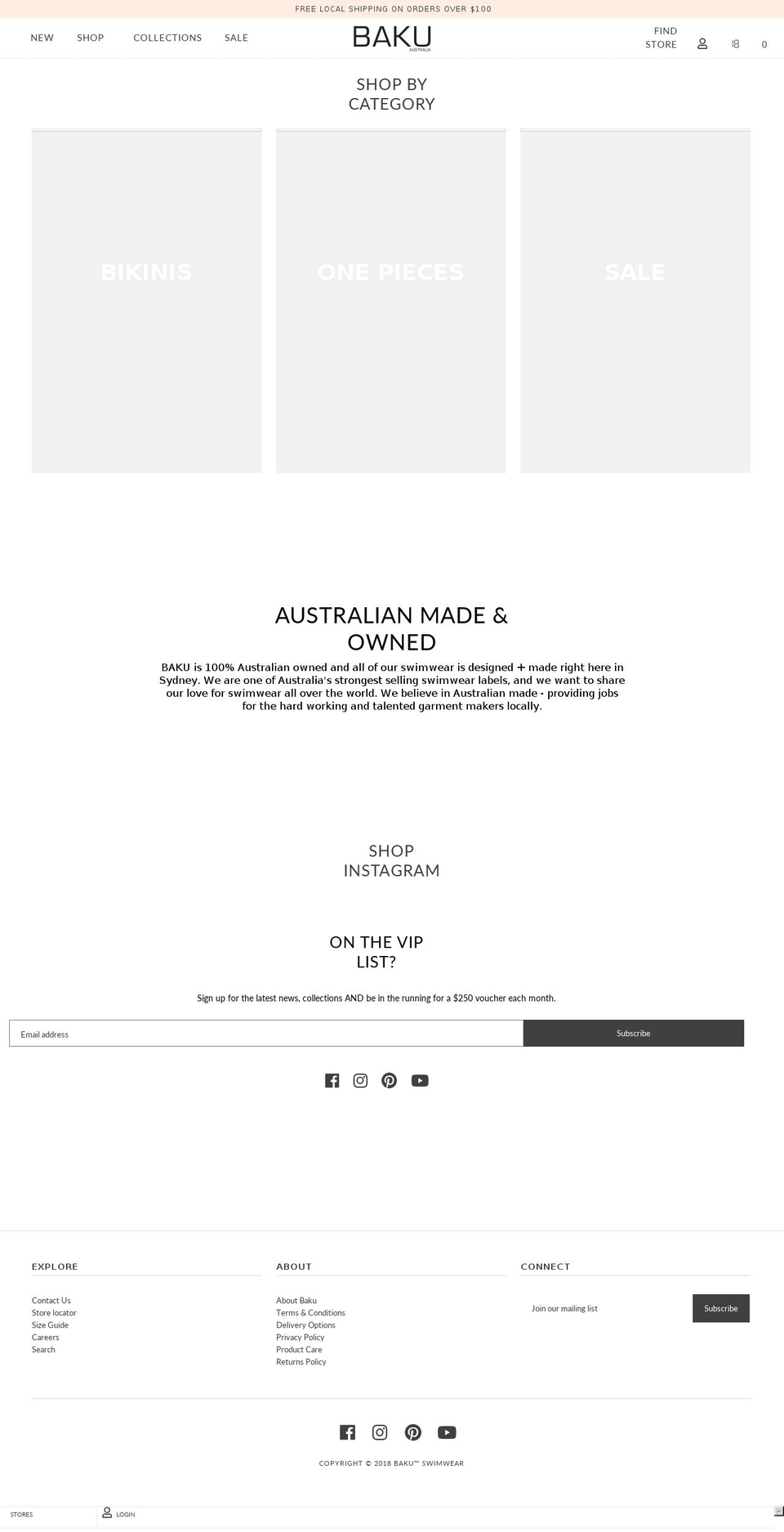 Acidgreen Baku v.0.1.0 Shopify theme site example bikiniisland.com.au