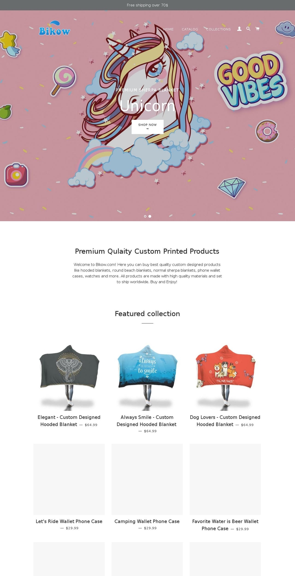 bikow.com — Shopify storefront screenshot