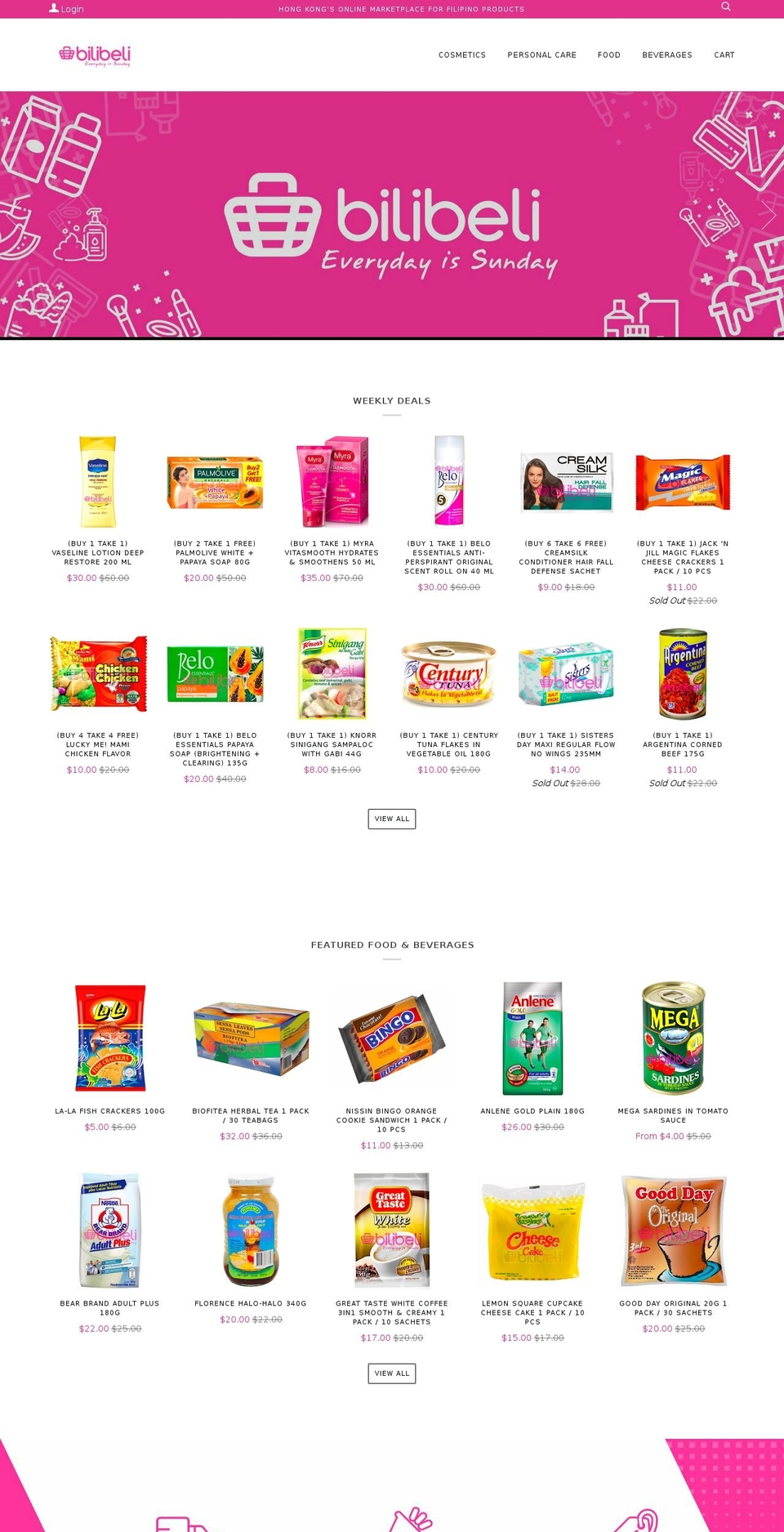 bilibeli.com shopify website screenshot