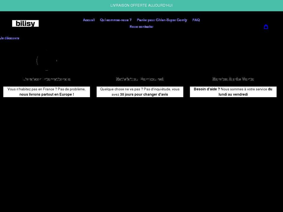 bilisy.com shopify website screenshot