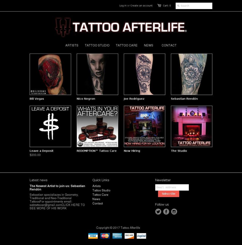 bilivegastattoos.com shopify website screenshot