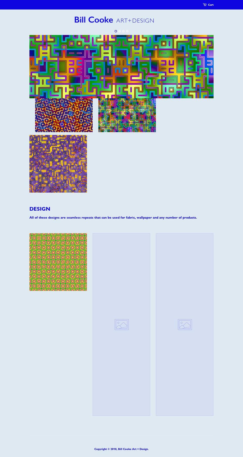 billcooke.com — Shopify storefront screenshot