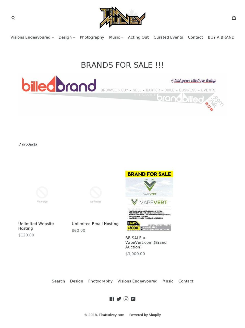 billedbrand.com — Shopify storefront screenshot