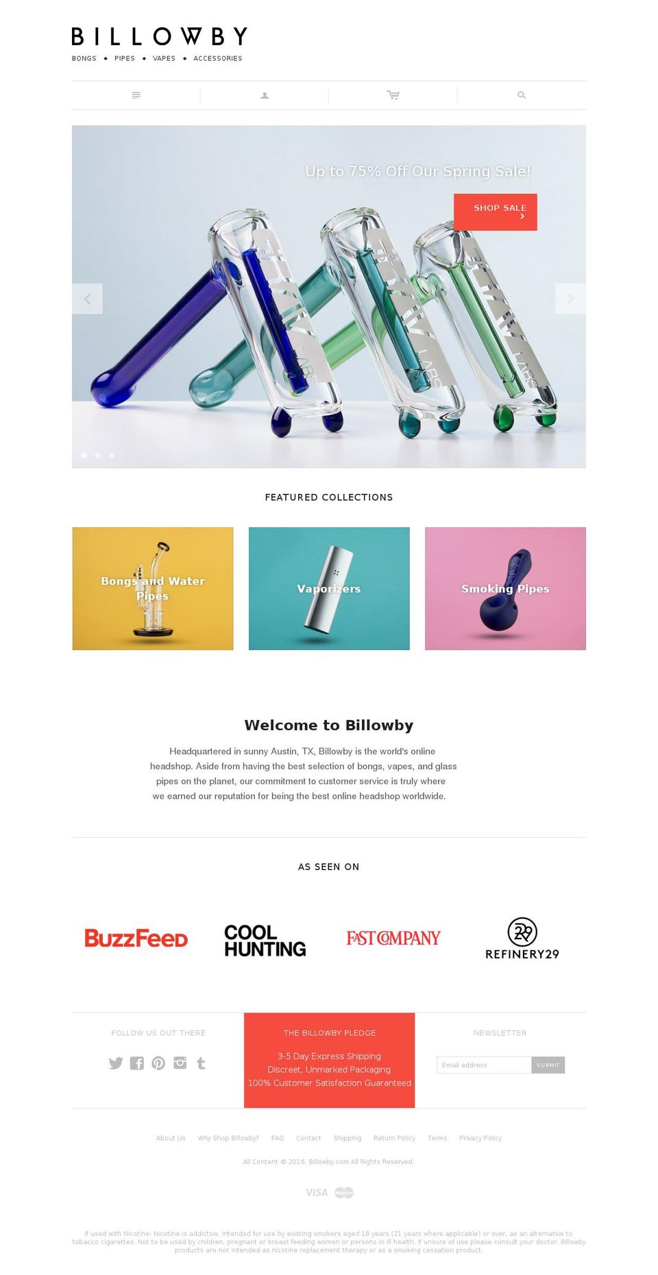 billowbyco.com shopify website screenshot