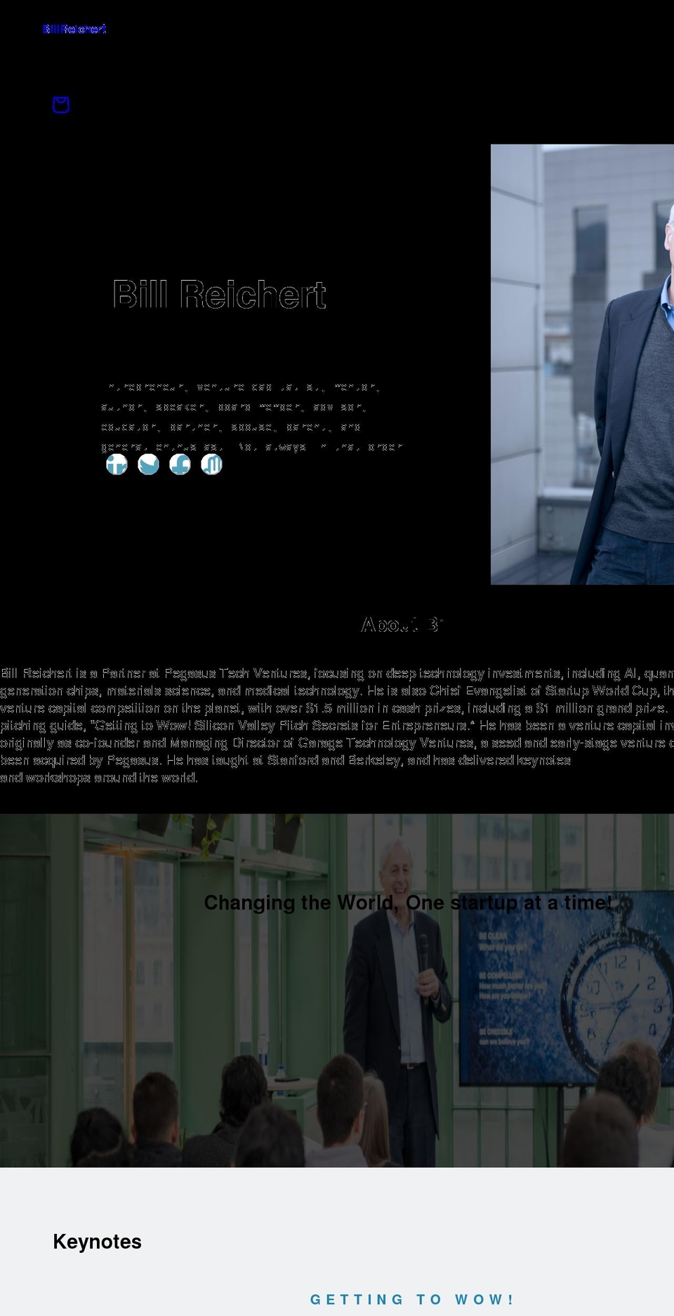 billreichert.com shopify website screenshot