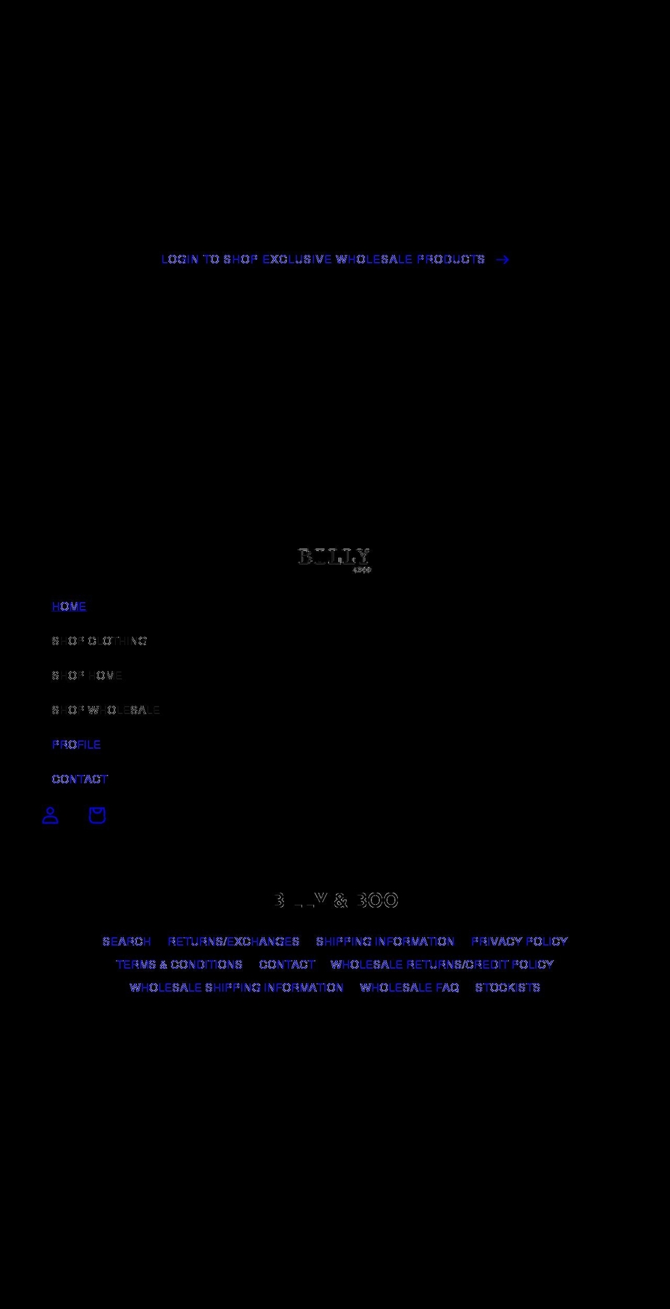 billyandboo.com shopify website screenshot