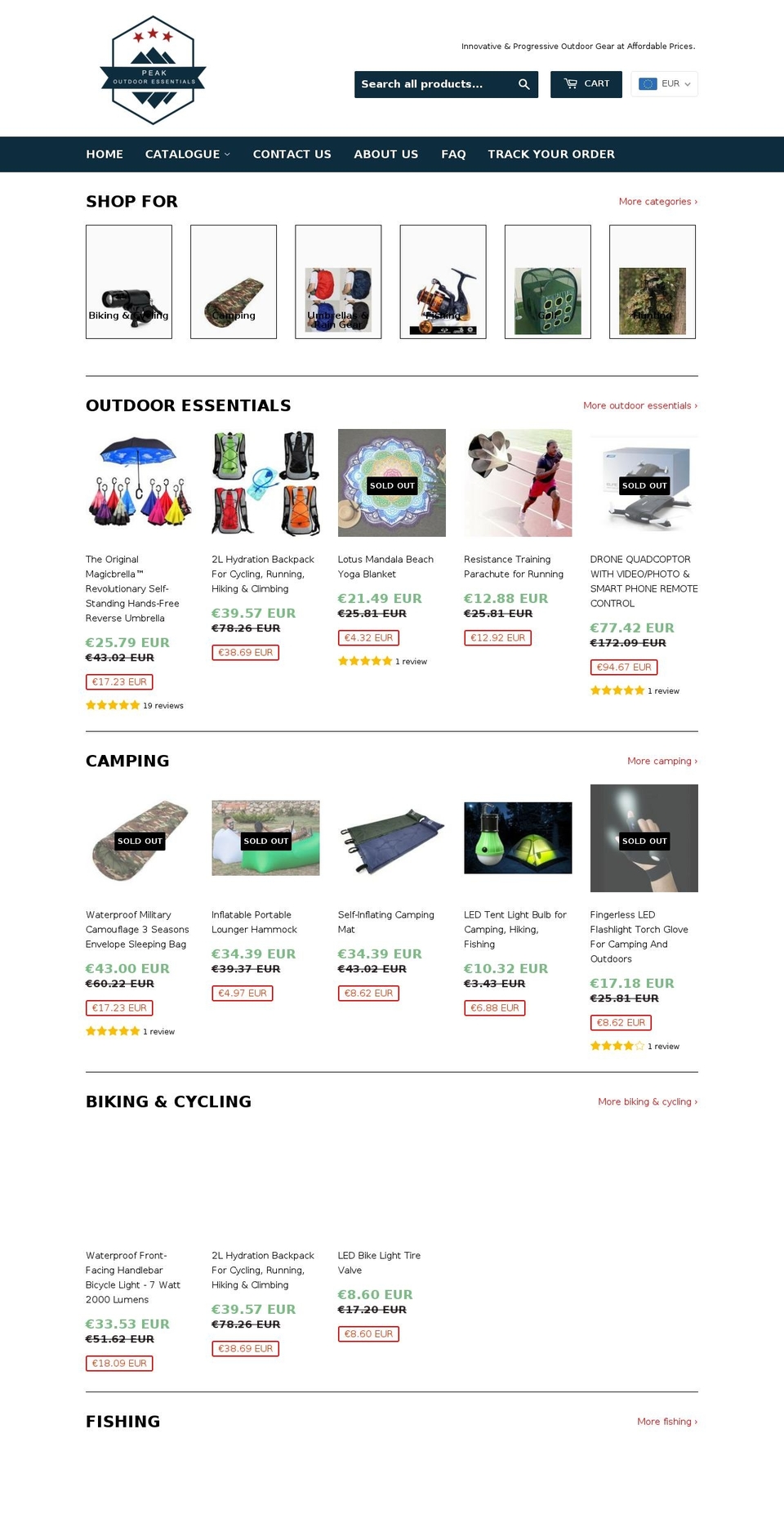 billybobsoutlet.com — Shopify storefront screenshot