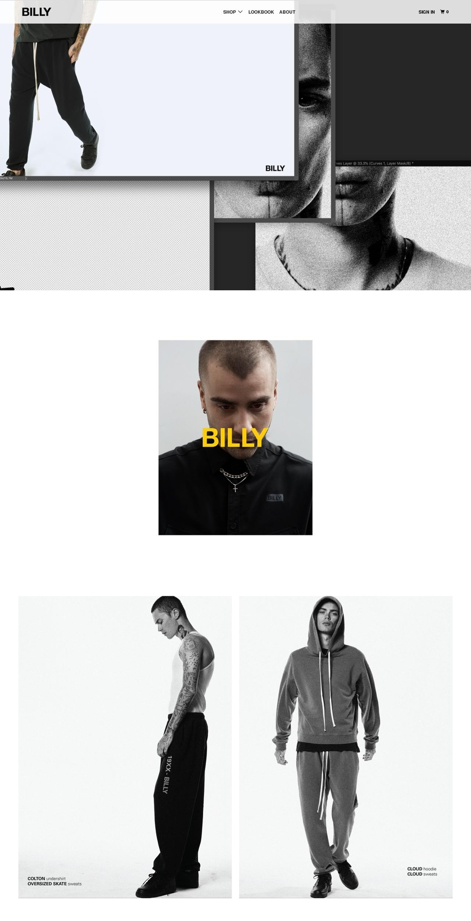 billylosangeles.com shopify website screenshot
