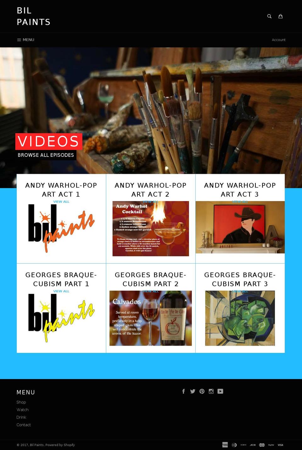 bilpaints.com shopify website screenshot