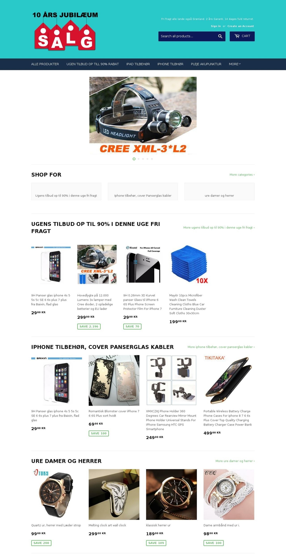 bilsemester.com — Shopify storefront screenshot