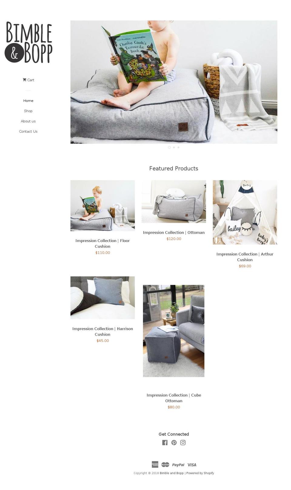bimbleandbopp.com shopify website screenshot