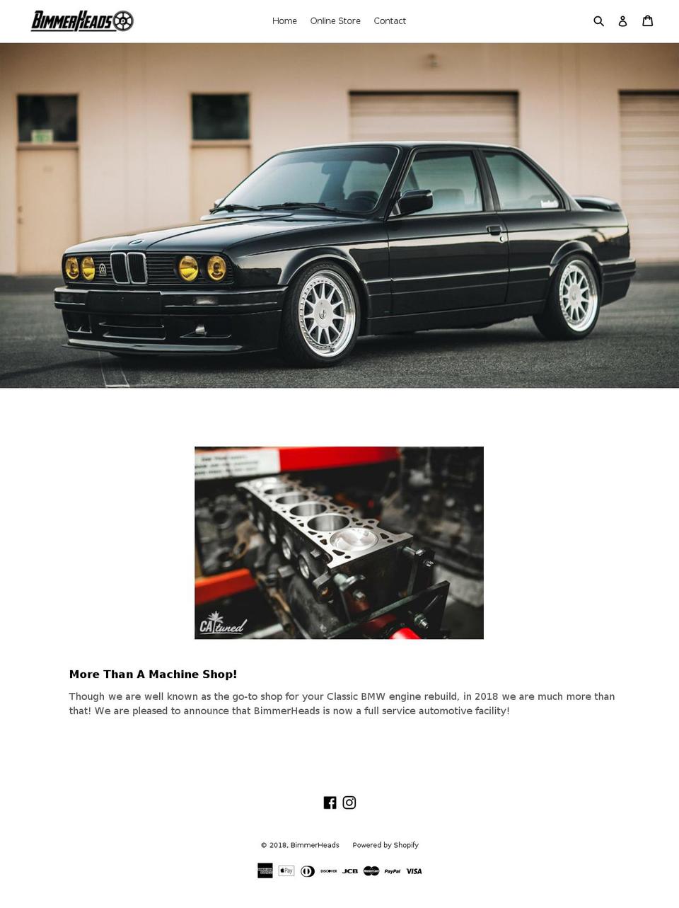 bimmerheads.com shopify website screenshot