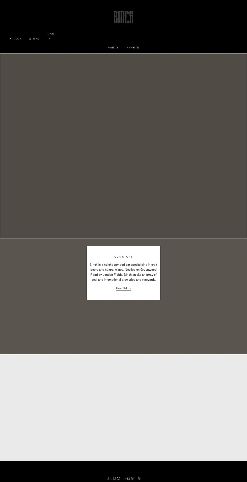 binchlondon.com shopify website screenshot