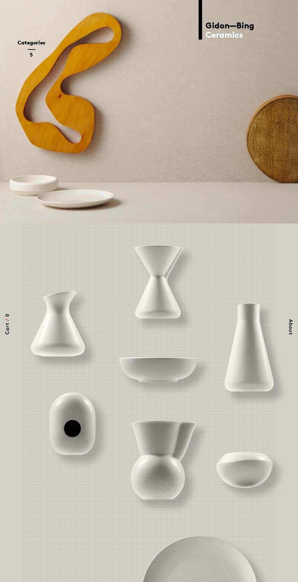 bingceramics.com shopify website screenshot