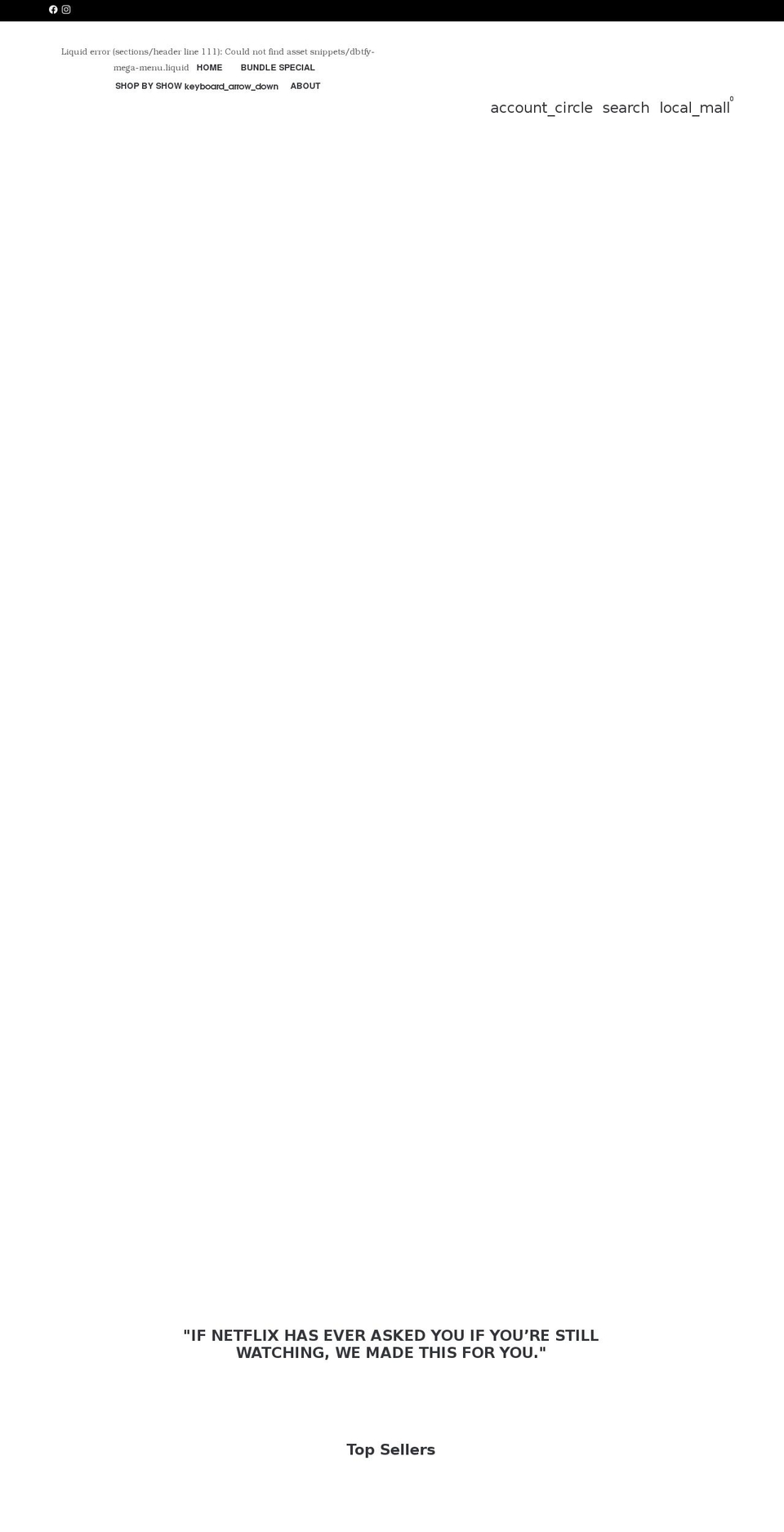 bingescents.com shopify website screenshot