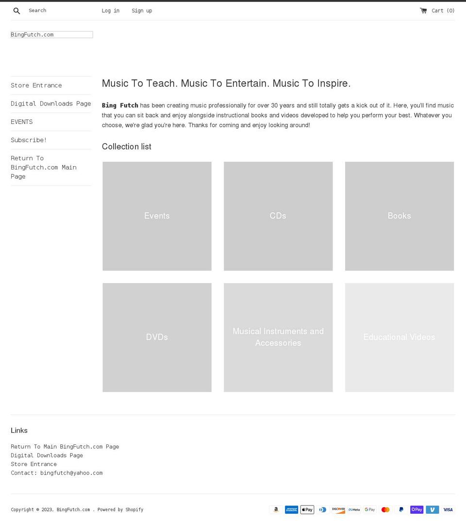 bingfutch-com.myshopify.com shopify website screenshot