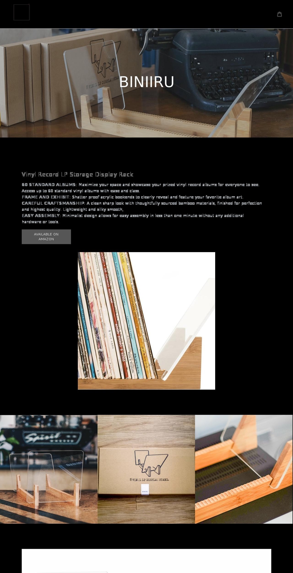 biniiru.com — Shopify storefront screenshot