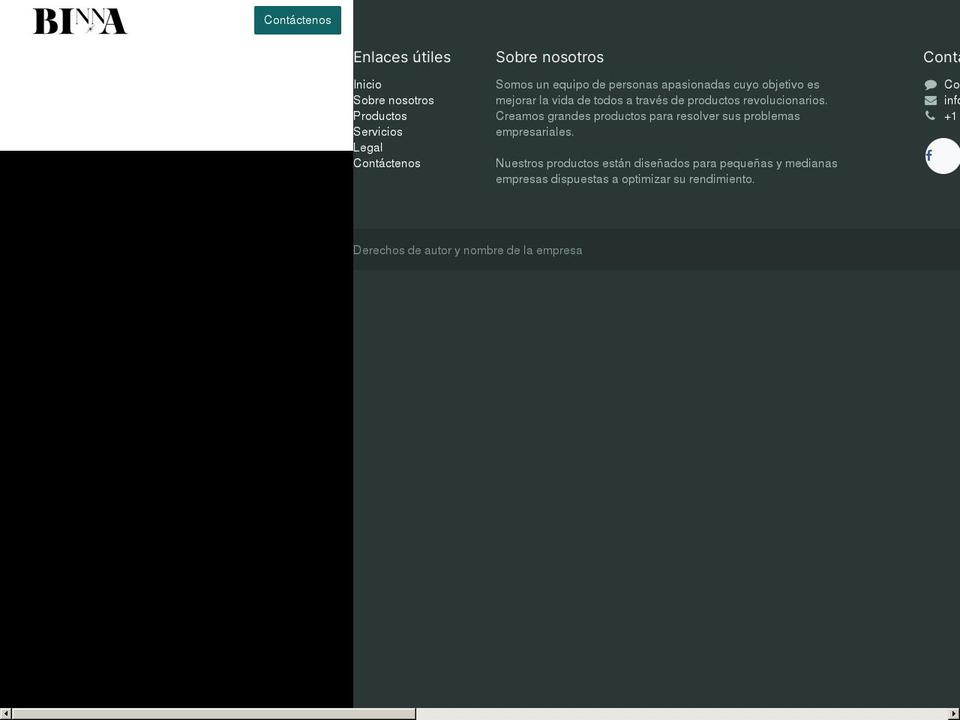 binna.com.mx shopify website screenshot