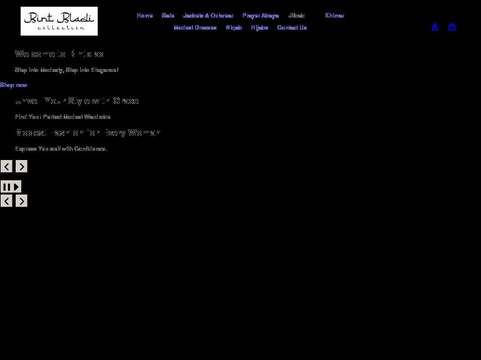 bintbladi.co.uk shopify website screenshot