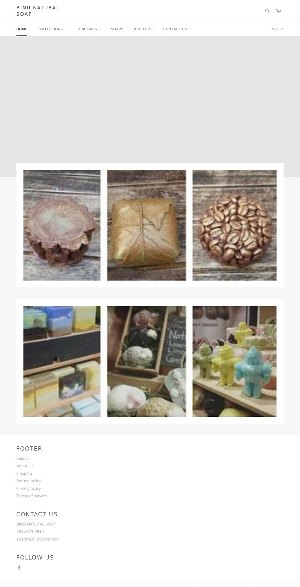 binunatural.com — Shopify storefront screenshot