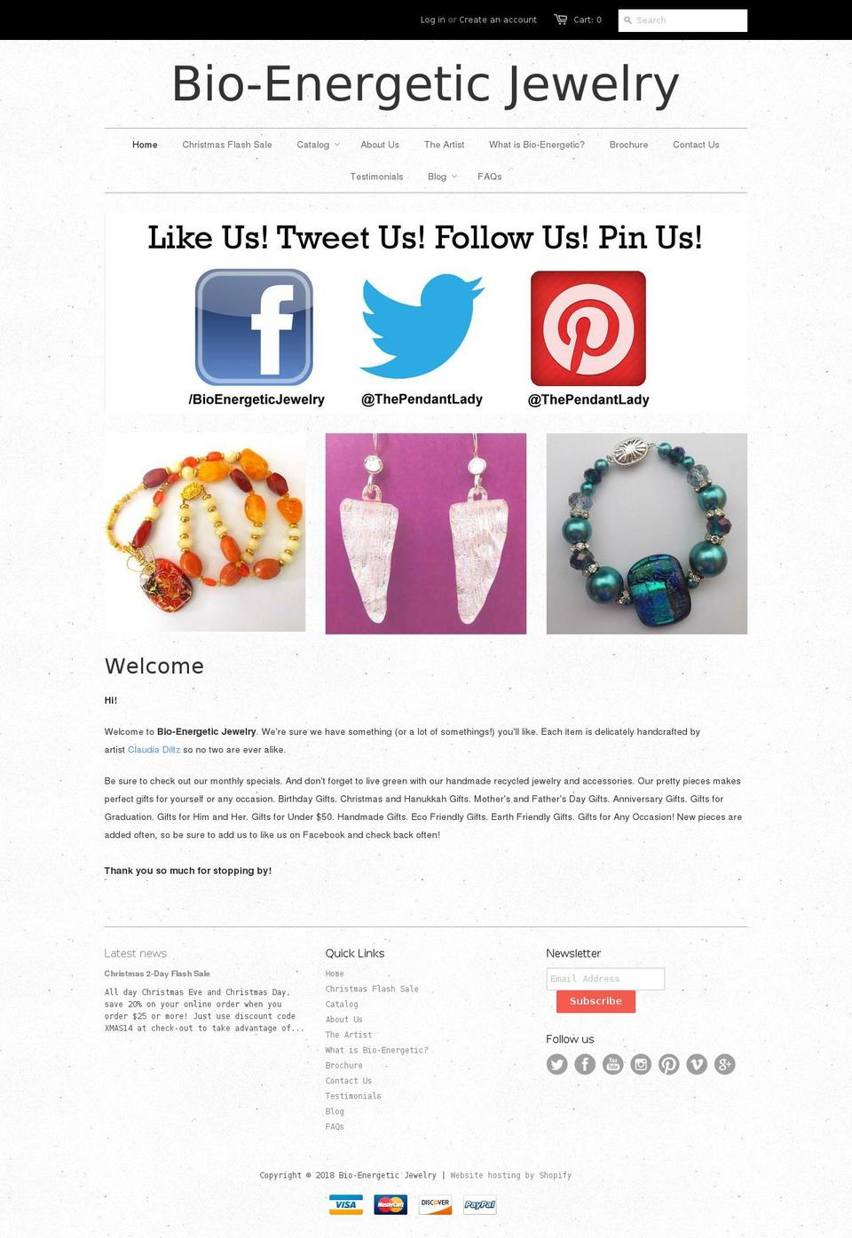 bio-energeticjewelry.com — Shopify storefront screenshot