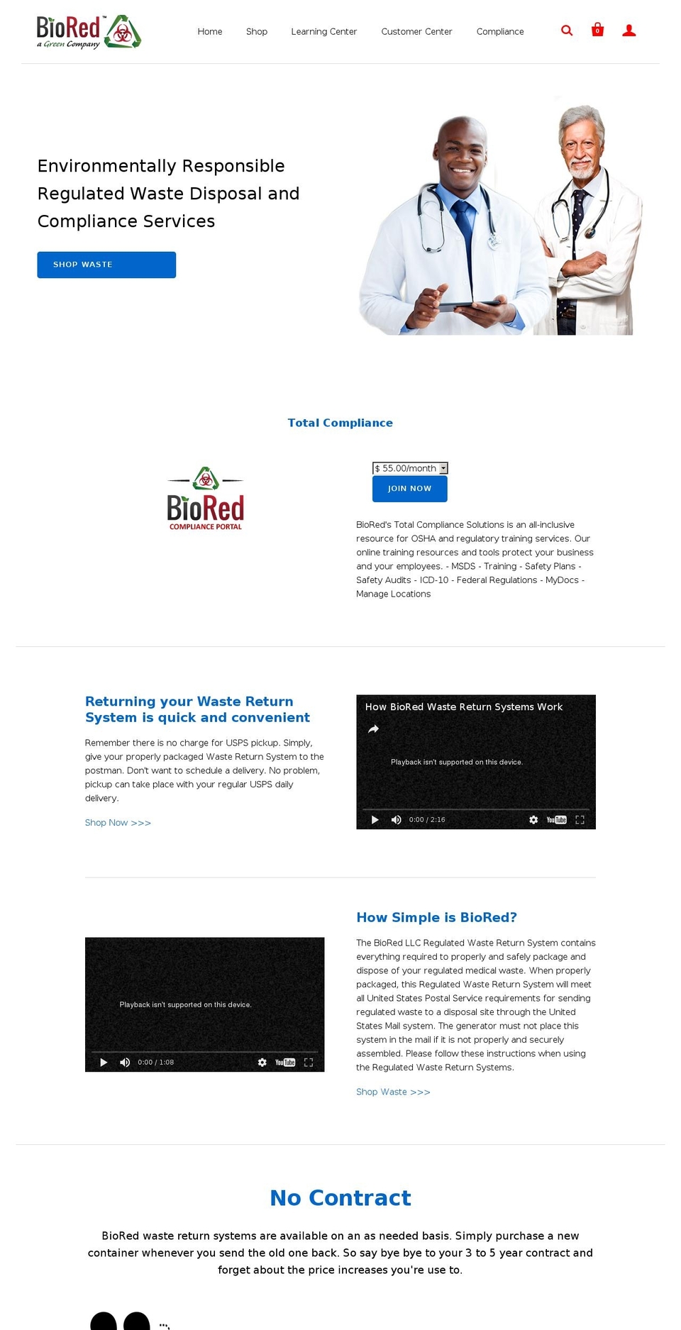 bio-red.com shopify website screenshot